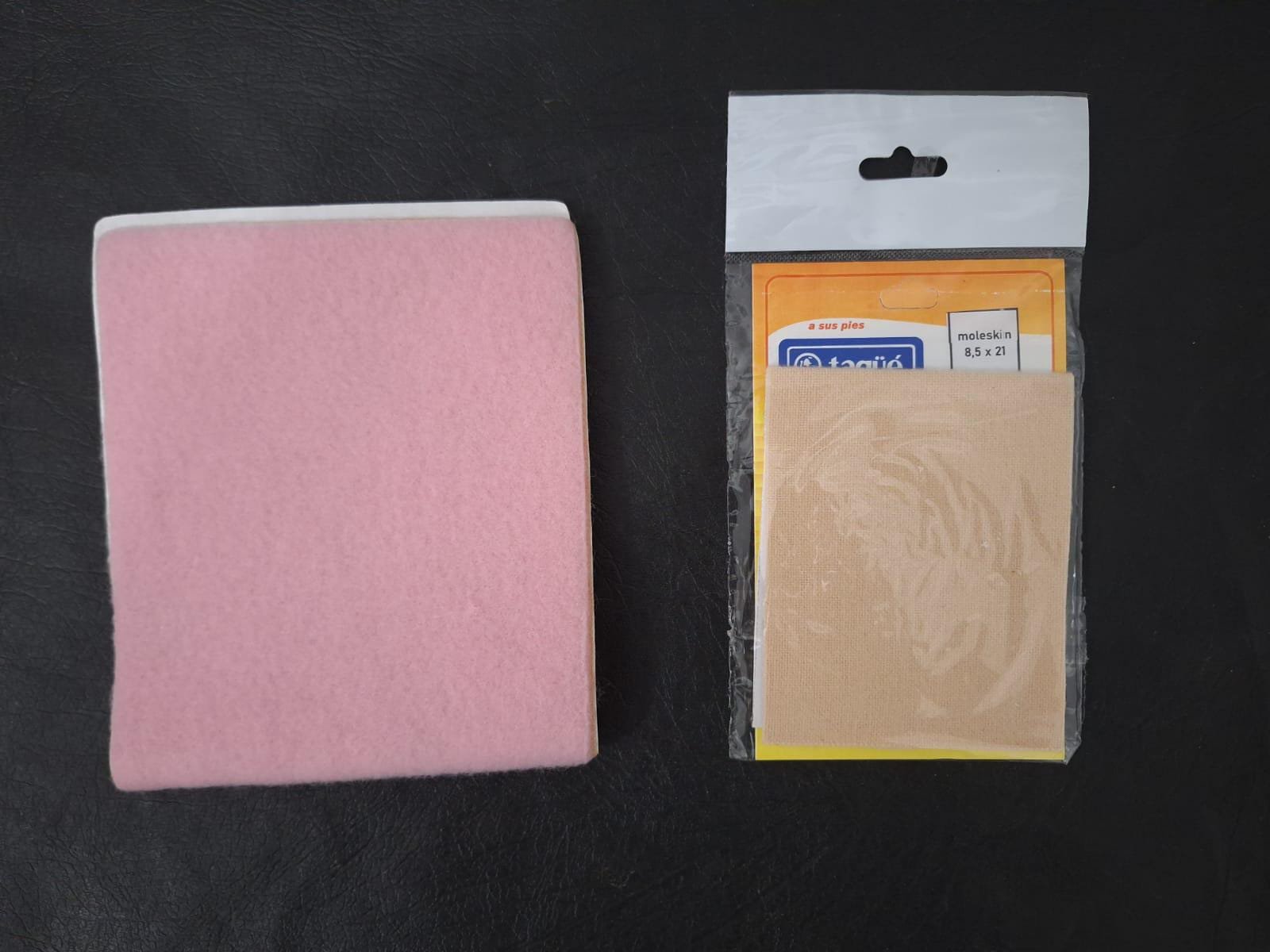 moleskines y fieltro
